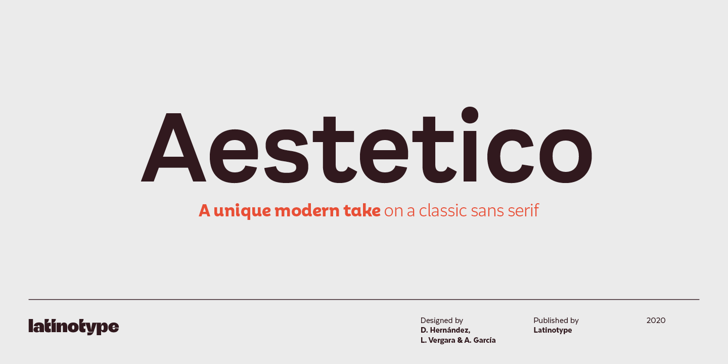 Przykład czcionki Aestetico Formal Bold Italic